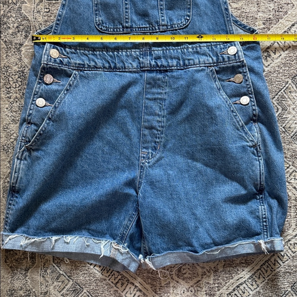 GAP Blue Denim Shortalls - Picture 3 of 4